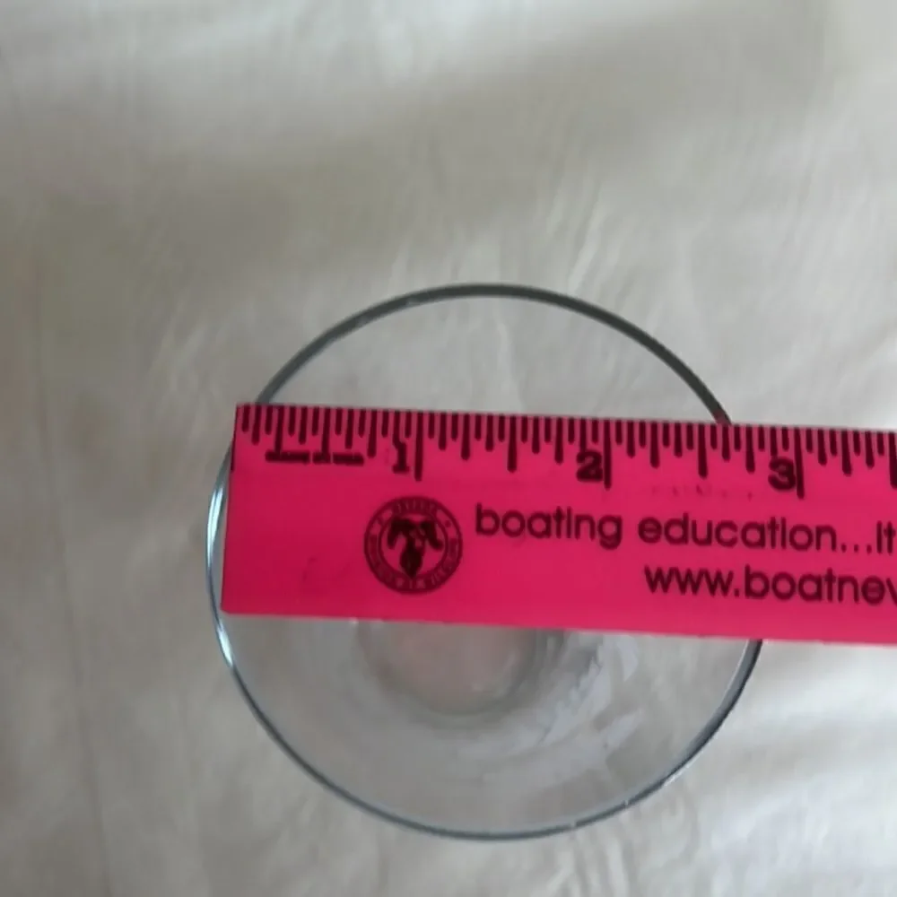 Peroni Beer Drinking Glass Clear Etched 8 1/4 Inches Tall 3 Inches Diame…